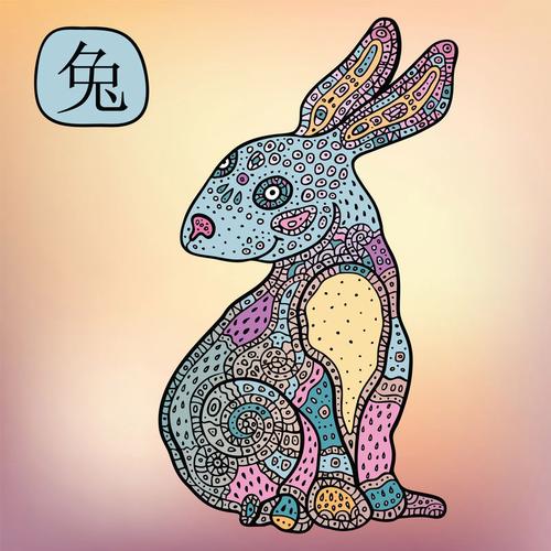 动物占星学标志.兔子.